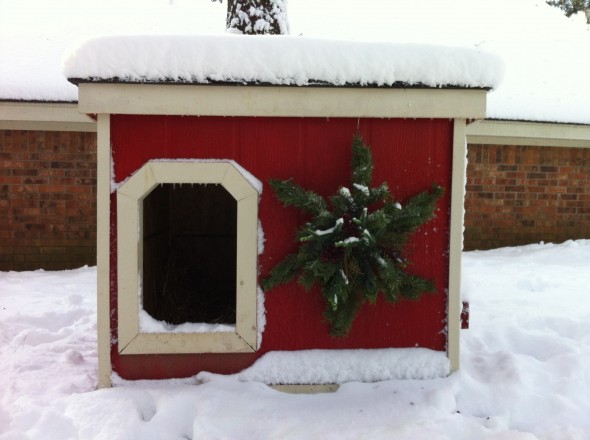 2012 12 26 Snowy Doghouse
